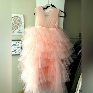 Graceful Girl Tiered Tulle Gown